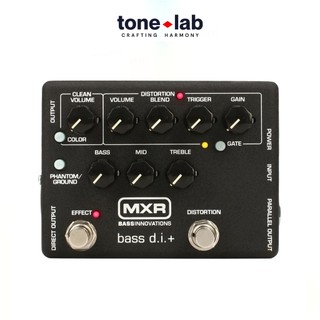 [Tone Lab] [HCM] Bàn đạp hiệu ứng MXR M80 Bass D.I.+ Bass Distortion Pedal - Bass DI/Distortion Pedal
