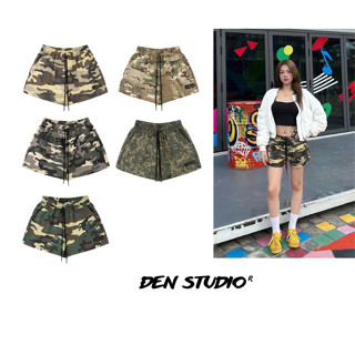 (ĐEN STUDIO) QUẦN SHORT KAKI CAMO (QS8)