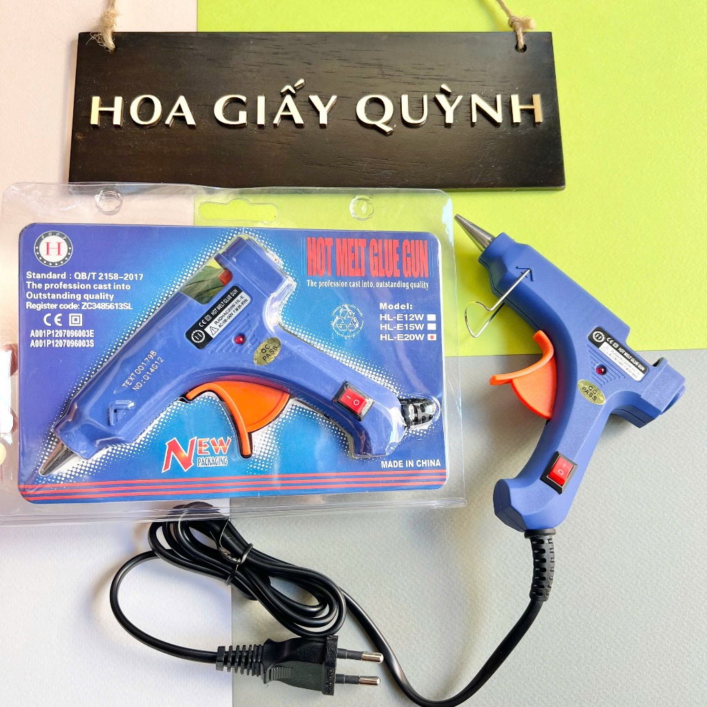 SÚNG BẮN KEO NHỎ/ LỚN màu xanh loại 1