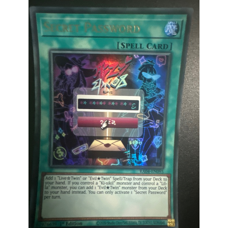 bài yugioh: Secret password