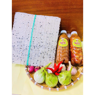  Bánh tráng mè đen phan rang  1kg  Đặc sản Ninh Thuận 