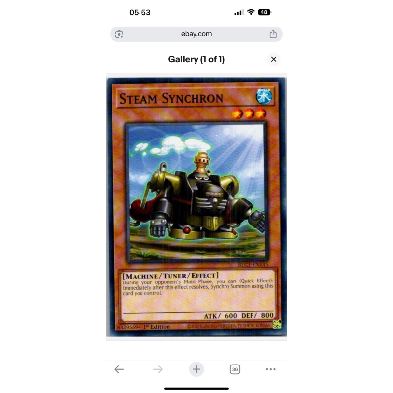 bài yugioh: steam synchron