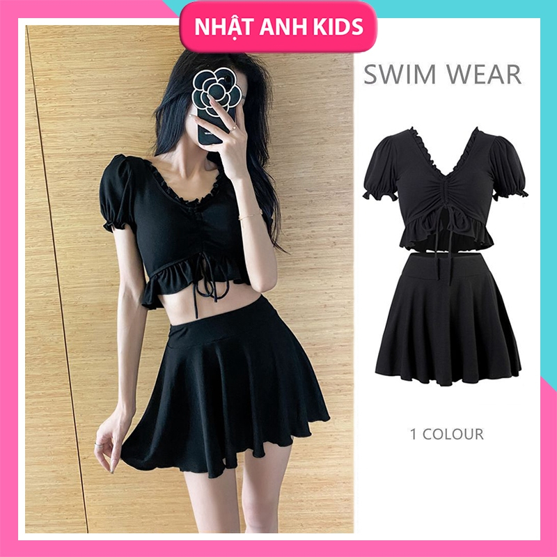 👙 Set Đồ Bơi Nữ Đi Biển Phong Cách Hàn Quốc Kín Đáo Mà Quyến Rũ - Hàng Quảng Châu | BigBuy360 - bigbuy360.vn