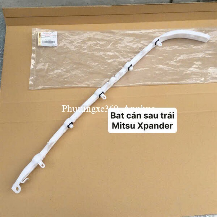 Bát cản, nẹp cài cản sau trái Xpander 2019~2024, Xpander Cross chính hãng Mitsubishi 6410D211