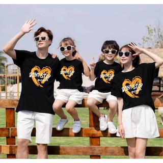 bộ đi biển gia đình 3/4/5/ người màu cam chất cotton mịn mát - ĐỒNG PHỤC GIA LINH