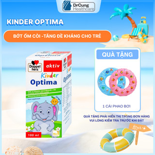Siro Ăn Ngon Cho Bé Kinder Optima - Siro Ăn Ngon, Tăng Chiều Cao, L-Lysine Doppelherz Đức (Chai 100ml)