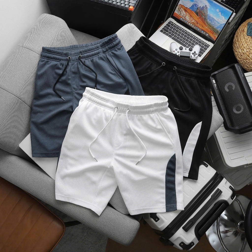 Quần short thun nam Stay Alive chất liệu cotton tổ ong cao cấp -FORMEN SHOP