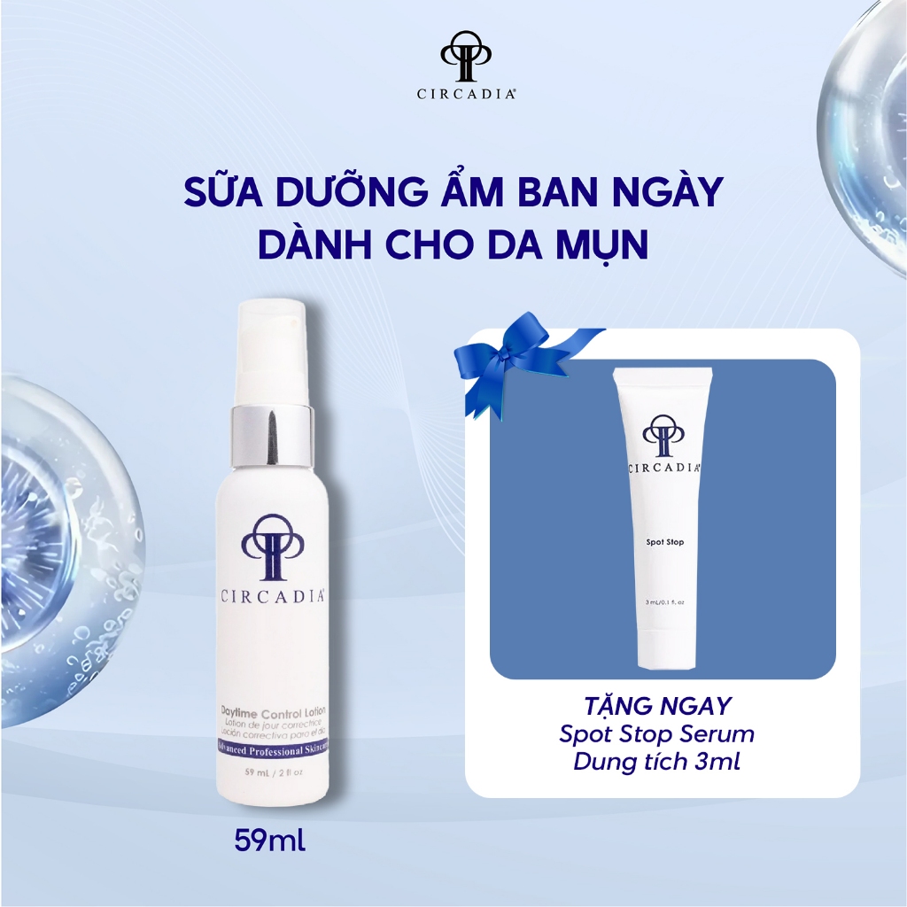 [Circadia] Sữa dưỡng ẩm ban ngày Daytime Control Lotion dành cho da mụn 59ml
