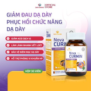 (Date 09/25) Viên uống tinh chất nghệ giảm đau dạ dày và các triệu chứng của loét dạ dày Novacurmin