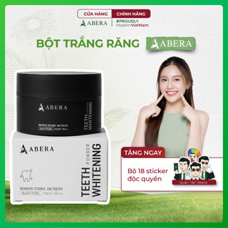 Bột Trắng Răng Abera - Làm Trắng , Trung TÍnh Mọi Vết Ố Vàng, Mảng Bám, Cao Răng Lâu Năm
