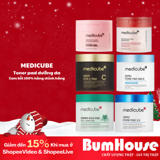 Toner Không Lỗ Chân Lông MEDICUBE ZERO PORE PAD/VITA C/CICA/ZERO MILD/PEELING /PDRN 2.0 - 100ml / 70 miếng