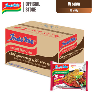 Mì Indomie Vị Sườn 80g x Thùng 40 Gói