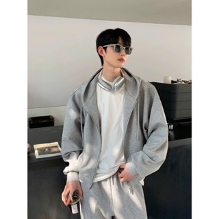 [ Mã Giảm 5% Giảm đến 50k ] Áo Khoác Hoodie Zip Form Boxy Nỉ 2 Da Dày Dặn Khóa Kéo Kim Loại 2 Chiều Kiểu Dáng Hàn Quốc