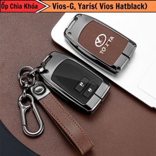 Bọc Chìa khoá Vios-G, Yaris, Ốp Bảo Vệ Chìa Khóa Xe Hơi Hợp Kim Cao Cấp