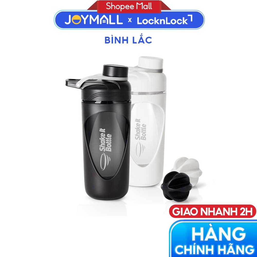 Bình lắc LocknLock 800ml Balance Shake It Bottle HAP949, Hàng chính hãng, có quai xách - JoyMall