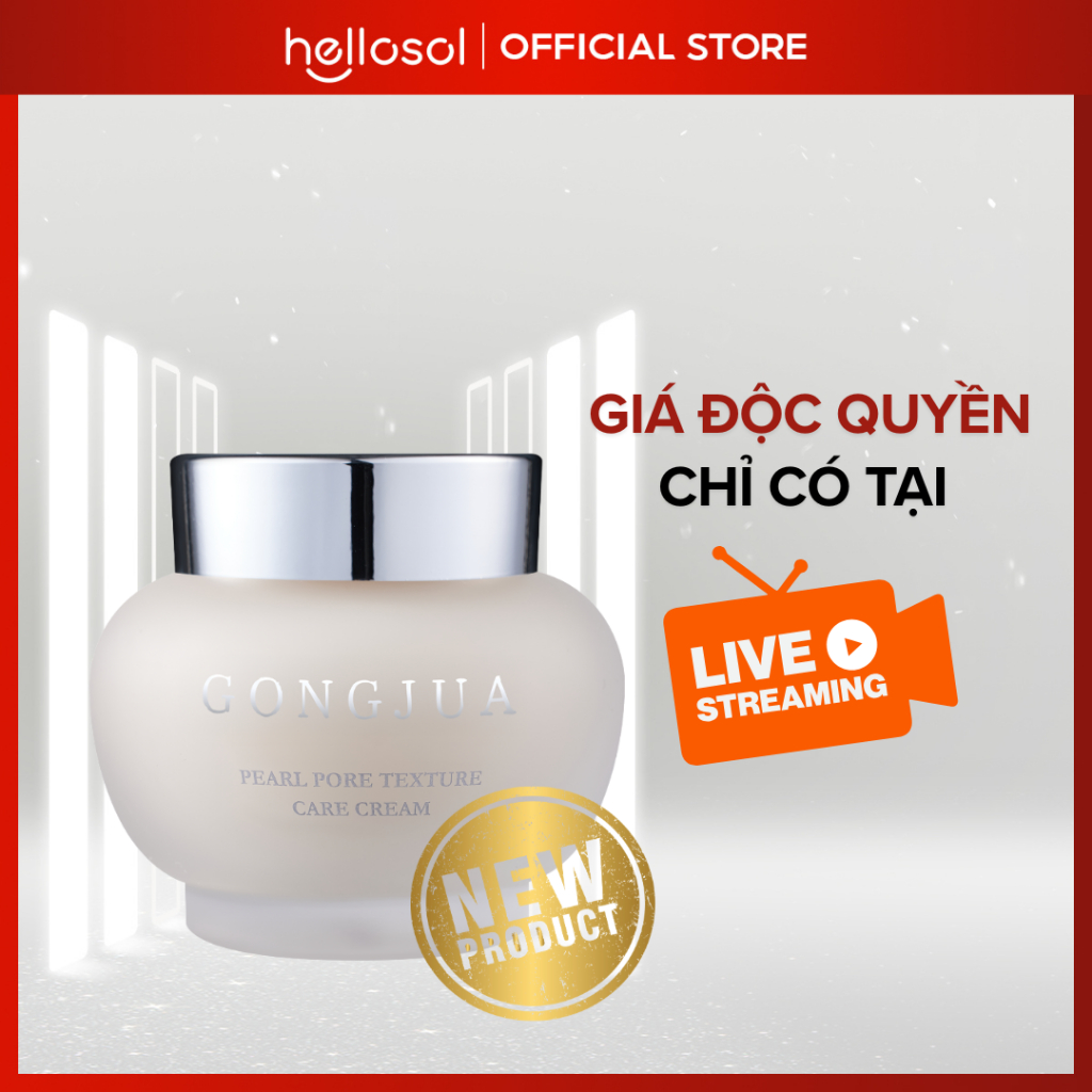 GJ_006 Kem Dưỡng Gongjua Pearl Pore Texture Care Cream 50g