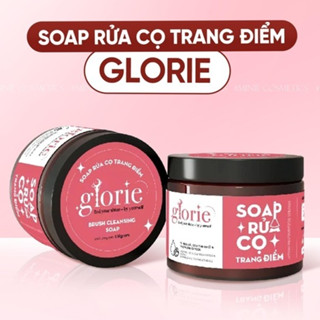   Tặng kèm chậu giặt cọ  Sáp Rửa Cọ Glorie Trang Điểm Brush Cleansing Soap - 130g 