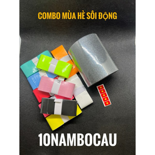 Combo 10 quấn cán vợt cầu lông HBT, quấn cán siêu thấm mồ hôi 10nambocau