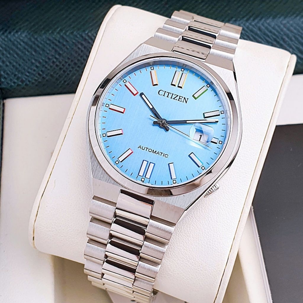 [Chính Hãng 100%] Đồng Hồ Nam Citizen Tsuyosa NJ0151-53L (0151) Máy Cơ (Automatic) Kính Sapphiare Mặ