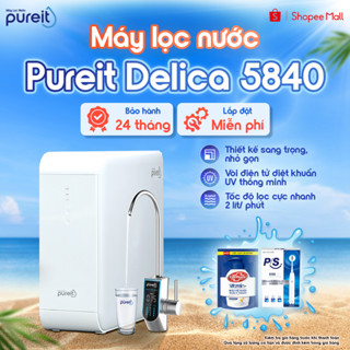 [QUÀ TẶNG 25-27/6 | LẮP ĐẶT 0Đ] Máy lọc nước Âm tủ bếp Pureit Delica UR5840 [BH 24 THÁNG]