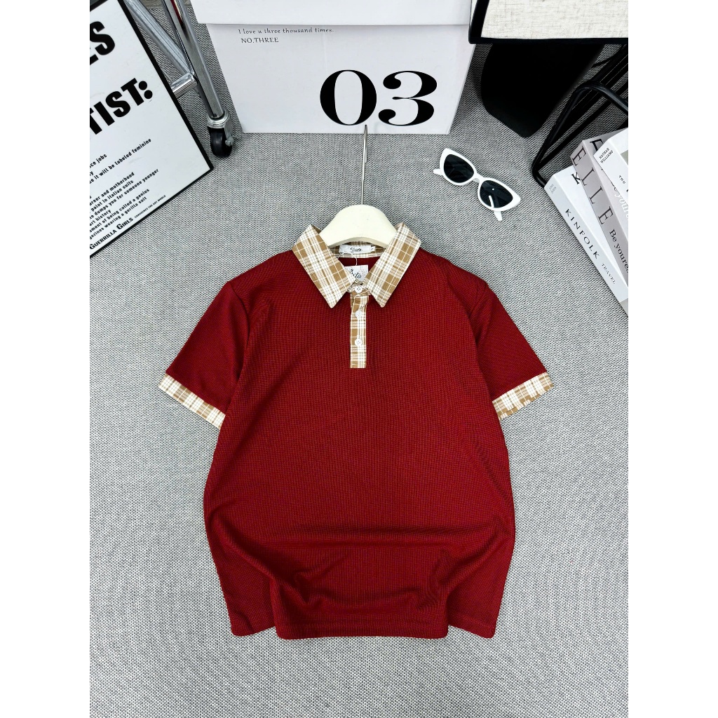 Áo polo Phasơ mi basicc 6 màu dễ phối đồ sang trọng thanh lịch, chất liệu Cotton tổ ong mịn đủ size tới 85kg (M12) | BigBuy360 - bigbuy360.vn