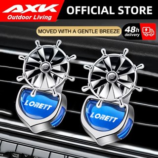 Nước hoa ô tô xoay cánh tự động - Khử mùi, tinh dầu tự nhiên, giảm chóng mặt (Cài cửa gió điều hòa,hương thơm lâu dài)