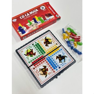 Bộ Cờ Cá Ngựa Nam Châm Gấp Gọn – Bộ Cá Ngựa Cho Bé - Đồ Chơi Trí Tuệ