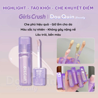 [Chính Hãng] Kem Highlight Tạo Khối Che Khuyết Điểm GIRL CRUSH Làm Sáng GirlsCrush Matte Velvet Concealer Mỏng Mịn