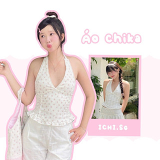 Chika top - áo yếm cột dây - ICHI.SG