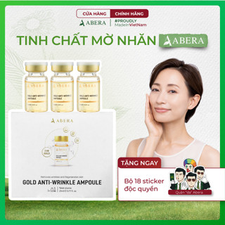 Tinh Chất Mờ Nếp Nhăn Vàng 24k Serum Ampoule Abera - Mờ Nhăn, Vết Chân Chim, Da Căng Bóng, Mịn Màng