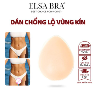  Miếng dán che rãnh vùng kín ELSA BRA dán bikini chống lộ hàng khi mặc đồ bó sát leggin tập gym - 110 