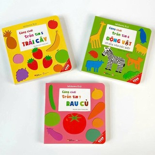 Bộ sách Cùng Chơi Trốn Tìm - Ehon phát triển tư duy cho bé từ 1 tuổi, bìa cứng (Cuốn lẻ tùy chọn)