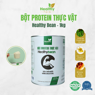   Chính hãng  Healthy Bean - Bột Protein thực vật giàu đạm dễ uống dễ tiêu - Healthy Farm 