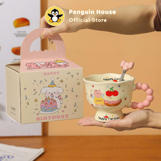[Penguin] Cốc sứ, ly sứ cute quà tặng ý nghĩa dành cho người yêu, bạn bè và người thân