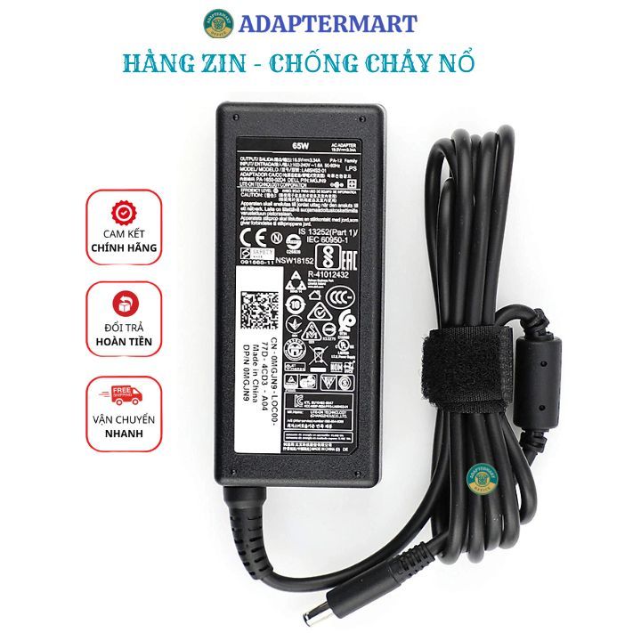 Dây Sạc Cho Laptop Dell Latitude 5410 5510 Vostro V5410 - Hàng Zin