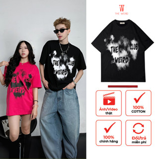 LOCAL BRAND Áo thun The Weird Phong Cách Unisex Form Rộng ATK1258