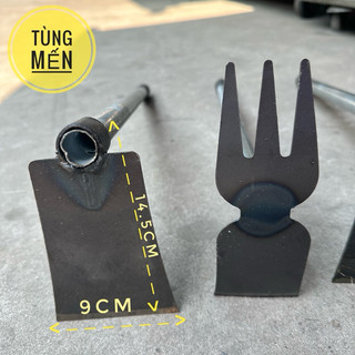 Cuốc xới cán sắt dài 50cm trồng cây