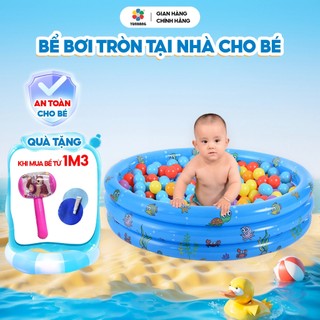  Bể bơi cho trẻ em hồ bơi cho bé phao bơi cho bé bể bơi cho bé chống trượt bóng hình tròn 3 tầng 