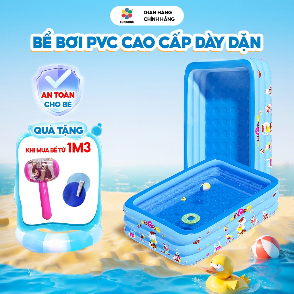 Bể bơi cho trẻ em hồ bơi cho bé phao bơi cho bé bể bơi cho bé 2-3 tầng