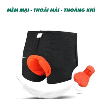 Quần đạp xe nam có đệm mông, yếm lót đi xe đạp cao cấp