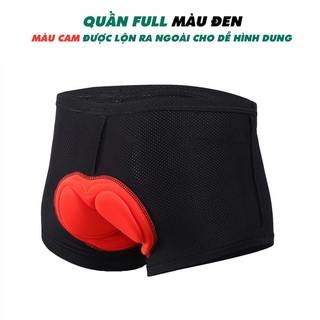 Quần đạp xe nam có đệm mông, yếm lót đi xe đạp cao cấp