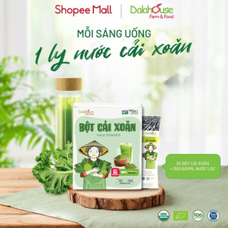  Bột cải xoăn nguyên chất hữu cơ sấy lạnh Dalahouse hộp 20 gói 3g đạt chuẩn Châu Âu 