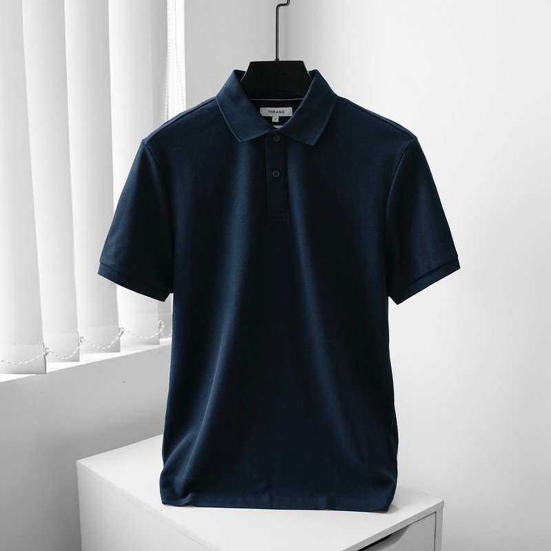[LUXURY ITEM] Áo polo nam TORANO MARQUISE POLO trơn thêu logo ngực mềm mượt, hạn chế co rút, bền màu GSTP601 | BigBuy360 - bigbuy360.vn
