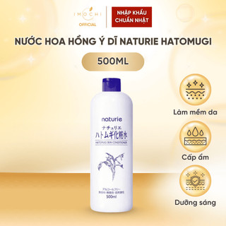  Nước Hoa Hồng Ý Dĩ Naturie Hatomugi Skin Conditioner Lotion Nhật Bản Dưỡng Da Sáng Mịn 500ml 