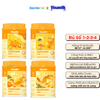 Sữa Bột Optimum Gold  Vinamilk đủ số 1, 2, 3, 4 - Lon 850g và 1,45kg [ Chính Hãng ] [ Date Mới ]