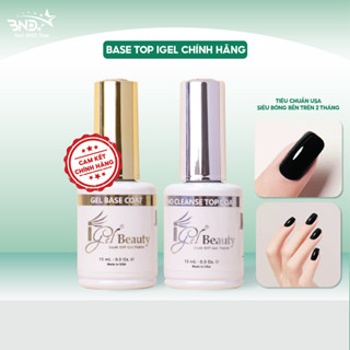 Base top Igel nhập khẩu Mỹ (15ml) - Sơn gel liên kết và top phủ bóng cao cấp USA Nailbnd