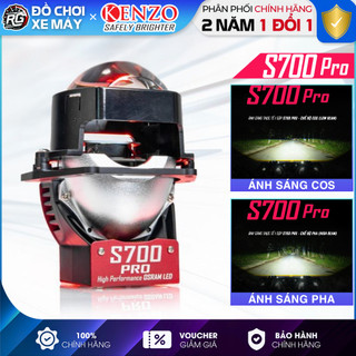  BH 24 Tháng  Kenzo S700 Pro - Đèn Bi Cầu Led 65W Tản Nhiệt 3 Lớp New 2024 