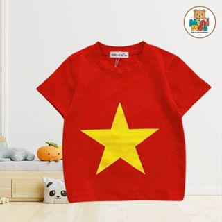 Áo Bé Minky Mom – Thun Lạnh In Sao Vàng Cổ Điển | TN-IN209