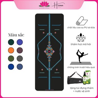  Thảm tập Yoga chống trượt Louis Yoga F23 chất liệu cao su cao cấp có đường định tuyến hỗ trợ 