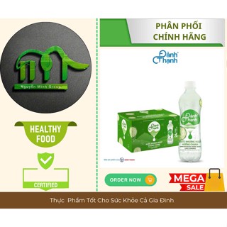 THÙNG 24 CHAI- Đảnh Thạnh  Nước Khoáng Ngọt Có Ga Hương Chanh  Chai Pet 430ml